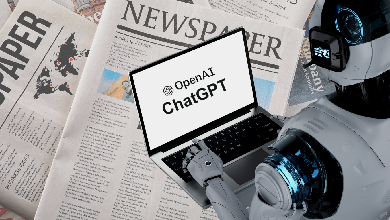 ChatGPT góp mặt trong các tờ báo lớn