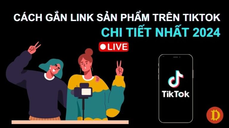 cách gắn link tiktok shop