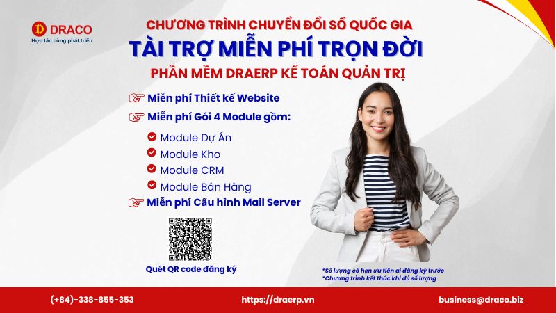 Giải pháp phần mềm quản trị kế toán DRAERP