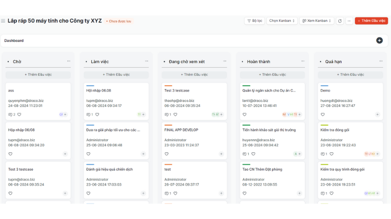 Quản lý công việc với Kanban