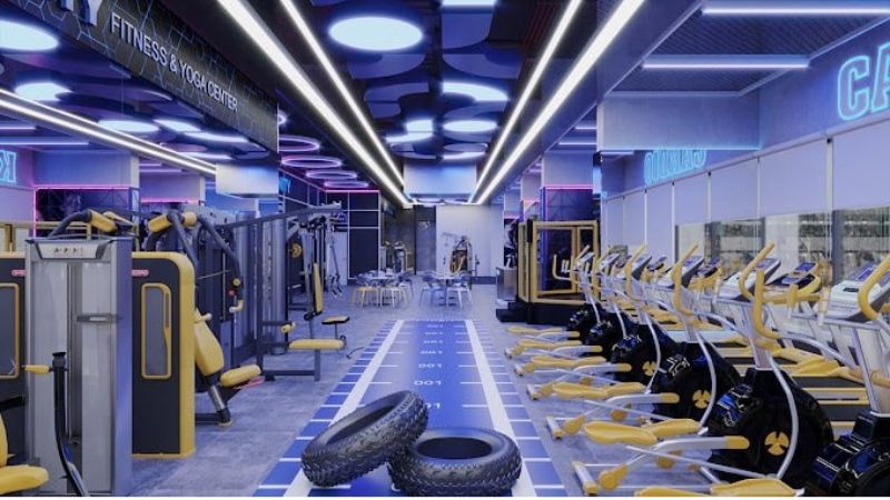 Phòng gym đóng cửa