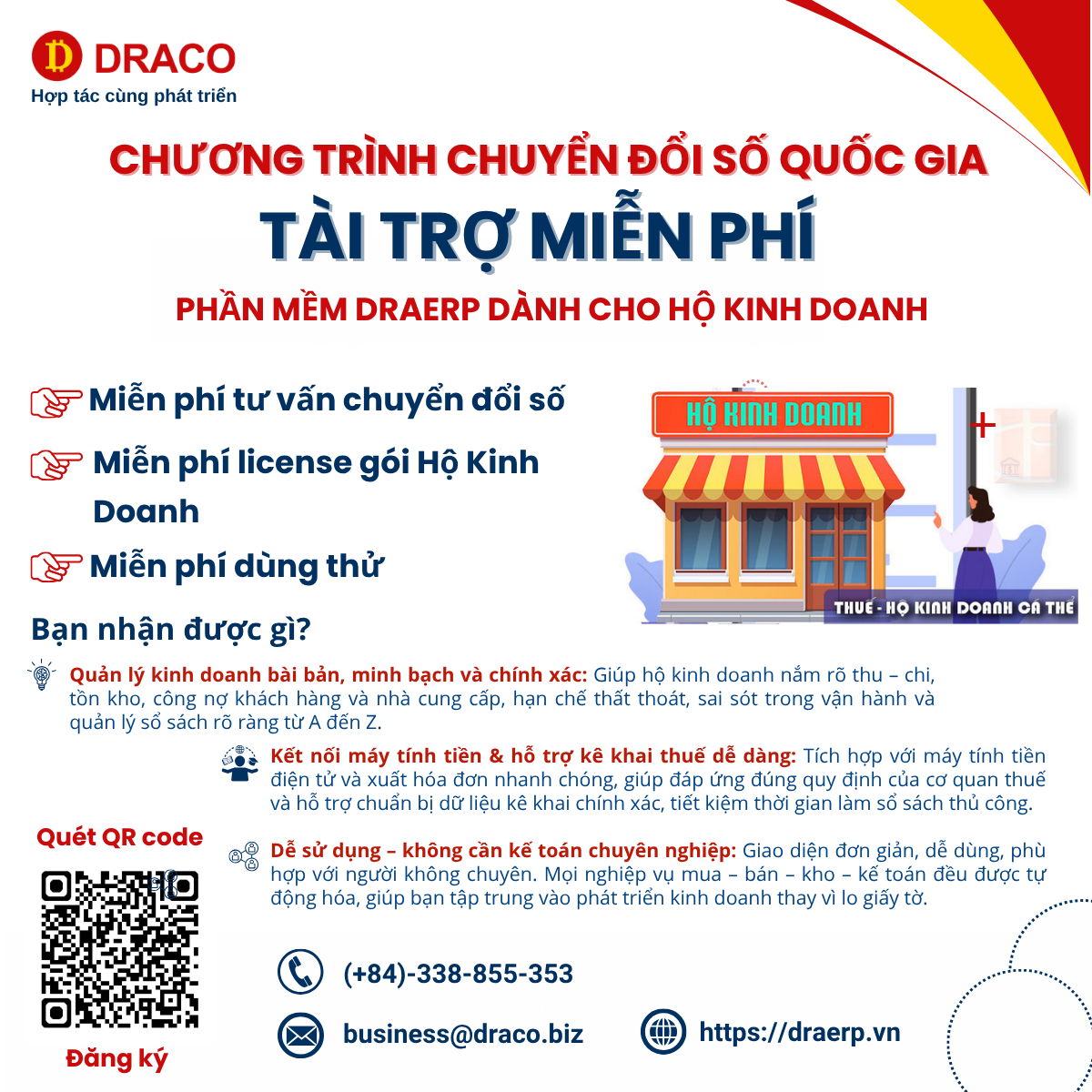 Giải pháp cho hộ kinh doanh